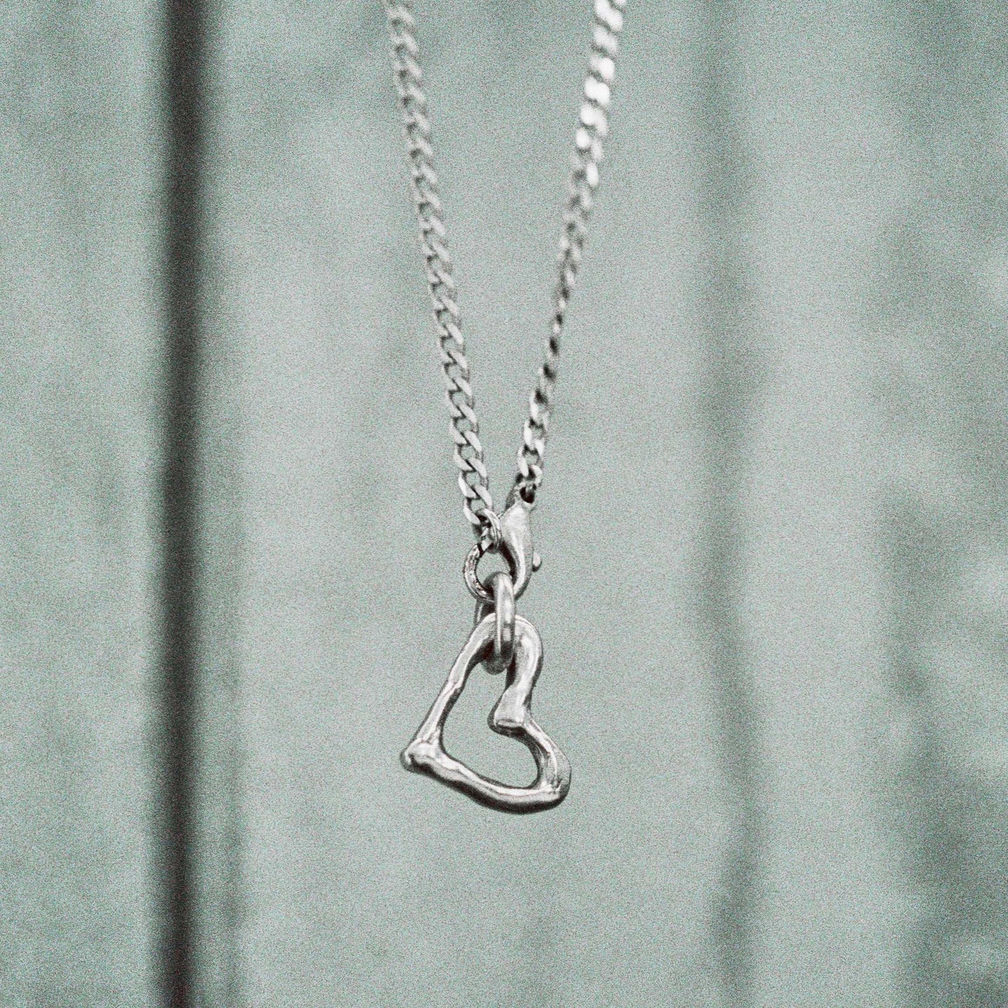 MELTED HEART LANKY PENDANT - Lisa Lankes