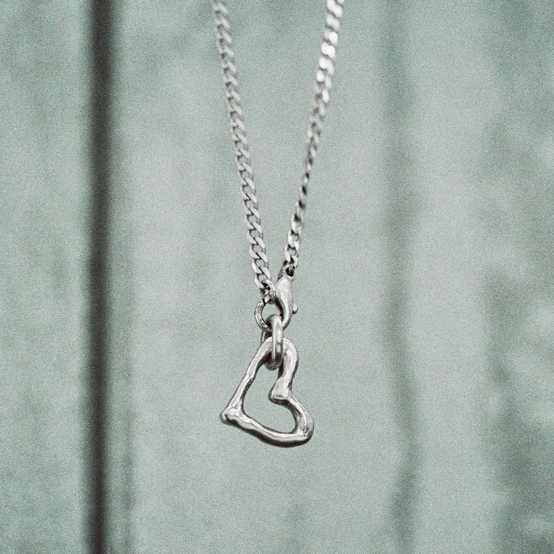 MELTED HEART LANKY PENDANT - Lisa Lankes